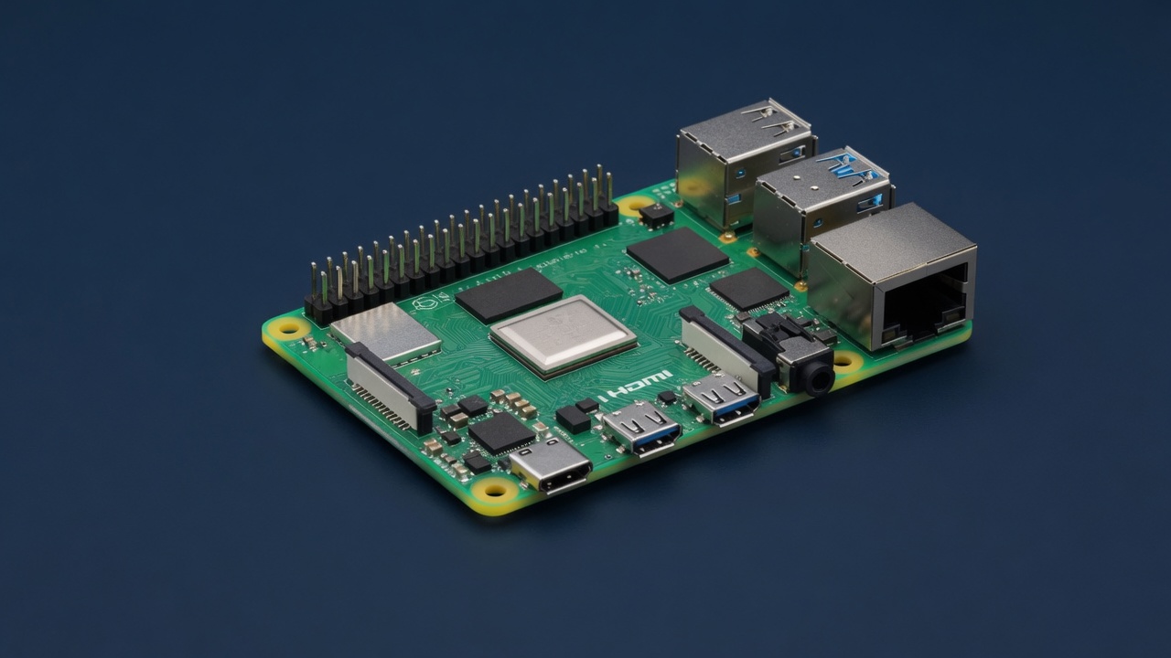 Raspberry Pi 5 used in the indoor receiver kit