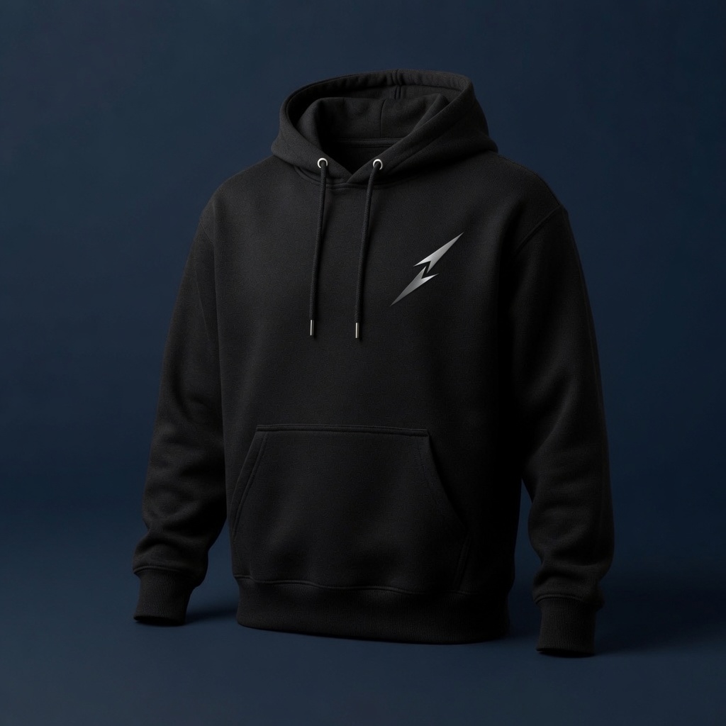 Black spear hoodie